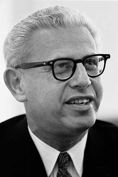 Portrait of Justice Arthur Goldberg.