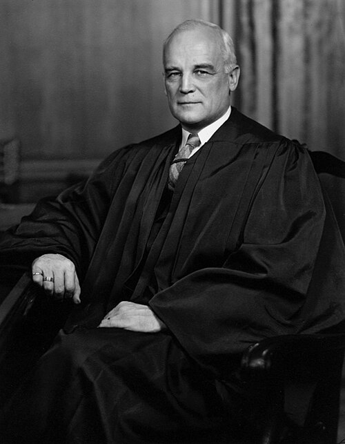 Portrait of Justice Harold Burton.
