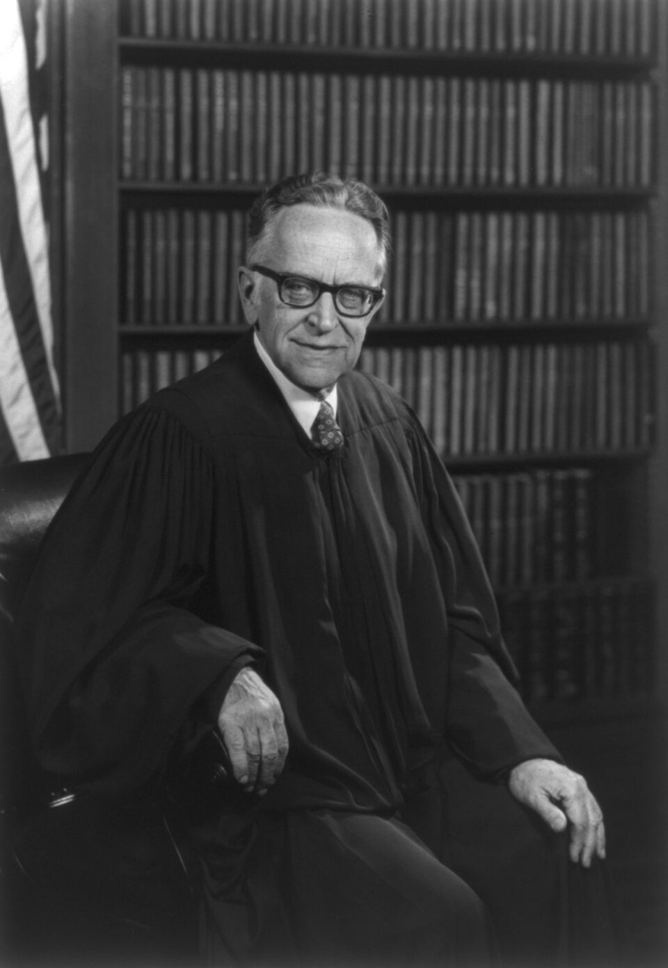 Portrait of Justice Harry Blackmun.