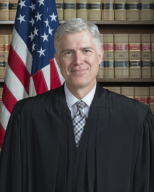 Portrait of Justice Neil Gorsuch.