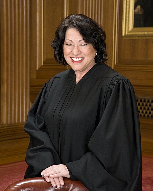 Portrait of Justice Sonia Sotomayor.