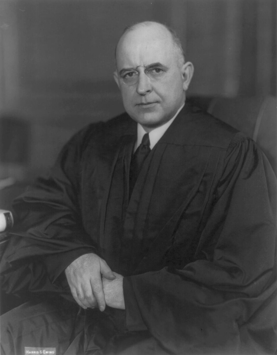 Portrait of Justice Stanley Reed.
