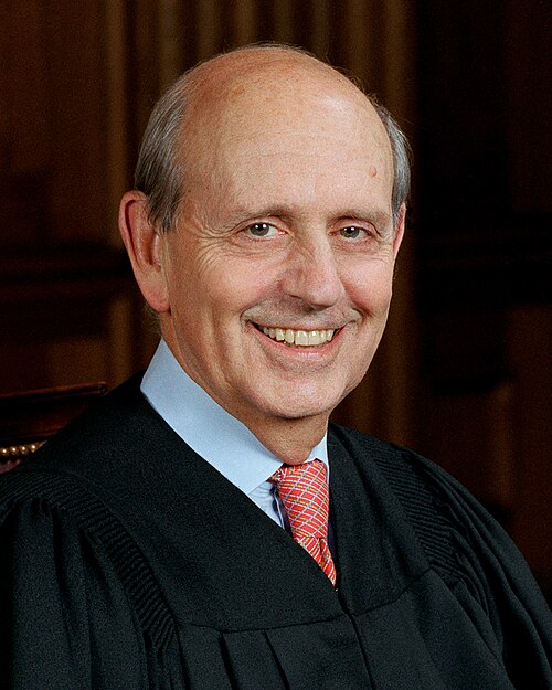 Portrait of Justice Stephen Breyer.