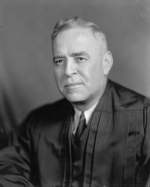 Portrait of Justice Wiley Rutledge.